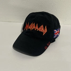 Def Leppard 2006 Tour Black Baseball Hat- Triumph Headwear - Picture 1 of 12
