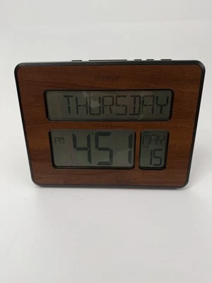 Reloj de pared digital atómico 513-1419-WA La Crosse Technology 2" Foto 1 de 4