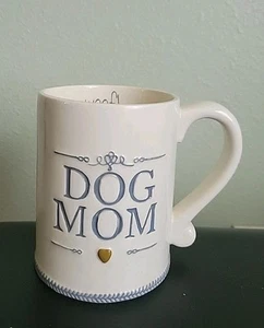 Grasslands Road Coffee Tea Mug "DOG MOM" Woof Paw Puppy Love Mommy Cup - Picture 1 of 8
