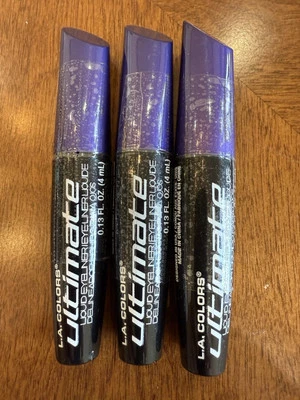 NEW L.A. COLORS ULTIMATE LIQUID PRECISION EYELINER (Lot of 3) - CLE710 BLACK - Image 1 of 2