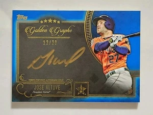 JOSE ALTUVE 2016 Topps Five Star Golden Graphs Blue #FSGC-JA 12/20 - Picture 1 of 2