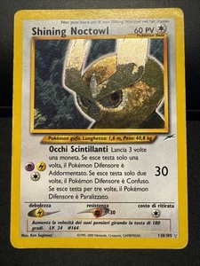 Lotto Carte Pokemom Shining Noctowl 110/105 Ita Ultra Raro Neo Destiny - Foto 1 di 2