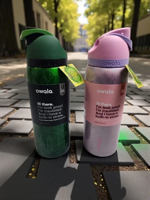 Owala Wicked For Good 32oz Freesip Water Bottle Glinda & Elphaba Limited Edition - Image 1 of 4