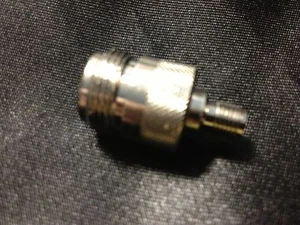 SMA FEMALE TO N FEMALE NICKEL PLATED ADAPTER 40834 - Picture 1 of 1