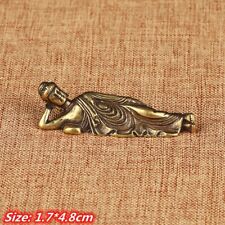 1Pc Buddha Statue Retro Brass Household Ornament Room Decoration Collection