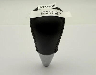 原始设备制造商 04-08 讴歌 TL 变速器变速器刀换档手柄皮革黑色 — 第 1/4 张图片