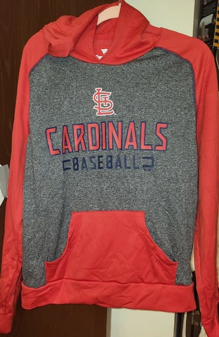 Fanatics MLB St Louis Cardinals Pullover Hoodie Mens Size Medium Cover
