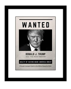 Donald Trump 8x10 Gesuchtes Poster für Making America Great 2024 GOP Kampagne Magazin - Bild 1 von 2