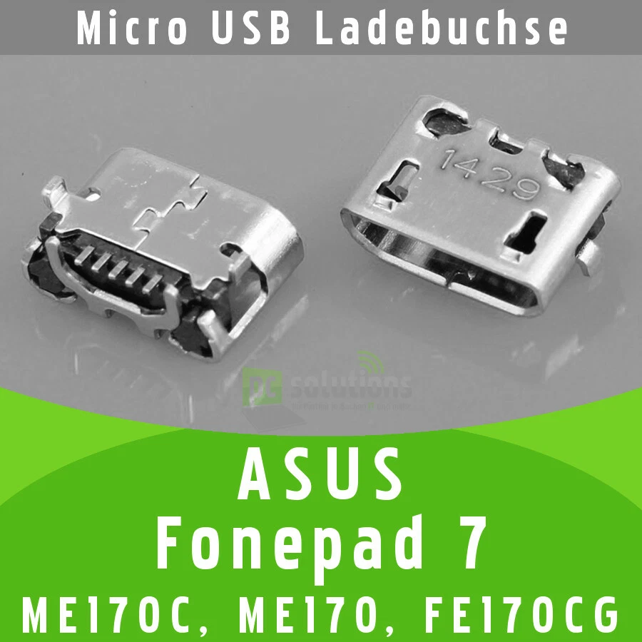 ✅ ASUS Fonepad 7 ME170 ME170C K012 FE170CG Micro USB DC Female Charging Port Port - Image 1 of 1