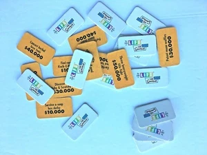 The Game of Life Simpsons Edition 2004 All 25 LIFE Tiles Replacement Pieces Part - Picture 1 of 2