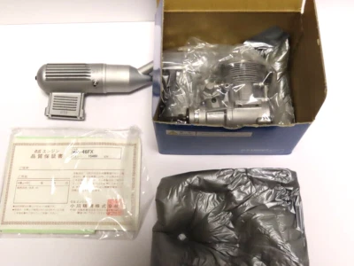 O.S. MAX-46FX "7.45cc" 2 stroke glow engine R/C new for airplane f/s - Image 1 of 4