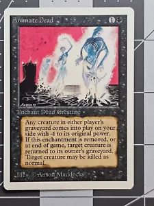 MTG ⭐ Animate Dead ⭐ Unlimited Edition ⭐ Vintage Legacy - Picture 1 of 2