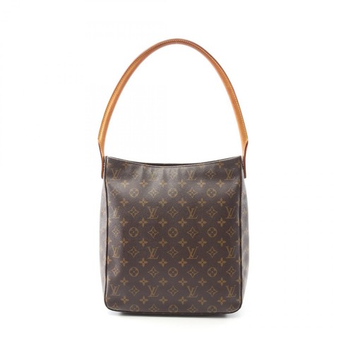 LOUIS VUITTON（LV） Borsa a mano a tracolla Louis Vuitton Looping GM M51145 tela monogramma marrone usata LV