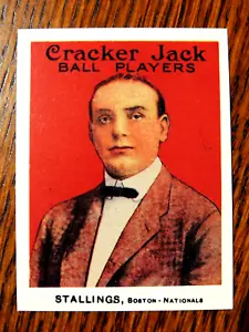 GEORGE STALLINGS 1983 RENATA GALASSO 1915 CRACKER JACK REPRINT #162 HOF - Picture 1 of 1