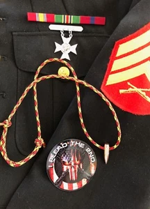 Sniper Paracord HOG TOOTH .30 Cal ...Necklace ...+ ...Red/Yellow/Black..Marines - Bild 1 von 4