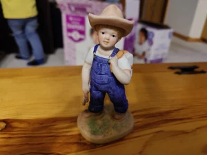 HOMCO Denim Days Figurine #1513 School Days 1985 Home Interiors - Picture 1 of 5