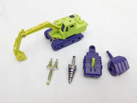 G1 Transformers Constructicons SCAVENGER for Devastator INCOMPLETE Hasbro 1985 Cover