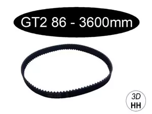 GT2 je nach Größe geschloßener 6mm Zahnriemen (Wahl 60mm - 3600mm) - Imagen 1 de 1