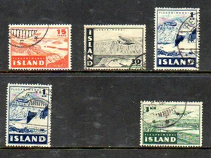 Iceland Stamp lot - Scott #'s C21, C22, C24, C26 - Cancelled - Picture 1 of 1