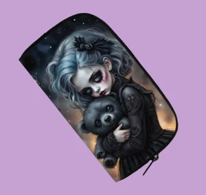 GOTHIC GIRL PURSE, PHONE CASE HOLDER - Picture 1 of 5