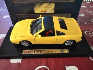 Modellino FERRARI 348ts 1990 Gialla Scala 1:18 Maisto Special Edition - Imagen 1 de 24
