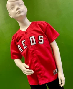 MLB Cincinnati Reds Stitched Baseball Jersey Youth Small 6 - Picture 1 of 4