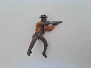 4090 FIGURA GOMA ANTIGUA COW BOY DISPARANDO Lafredo pech reamsa FAR WEST USA - Imagen 1 de 2