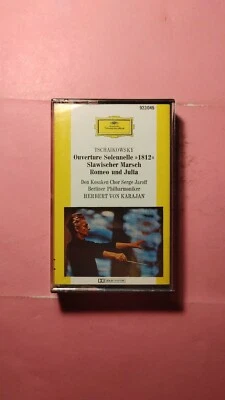Tchaikovsky, 1812 Overture/Romeo and Juliet...(Karajan) Cassette Tape (DG, 1967) - Image 1 of 3