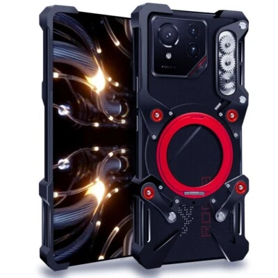 Металлический чехол-бампер без оправы 360 со стойкой для Asus ROG Phone 9 8 Pro /9 8 / Phone 9 FE - Изображение 1 из 4