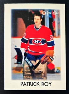 1987-88 O-Pee-Chee Minis #36 Patrick Roy Montreal Canadiens OPC - Bild 1 von 2