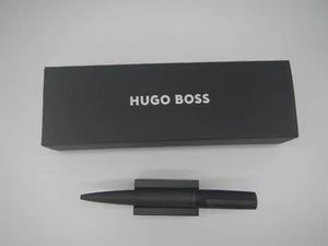 HUGO BOSS : PENNA SFERA/ROLLERBALL "ARCHE" COLORE NERO - Picture 1 of 2