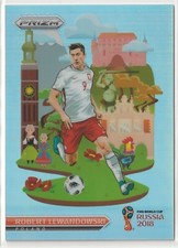 2018 Panini Prizm World Cup Soccer National Landmarks NL-17 Robert Lewandowski