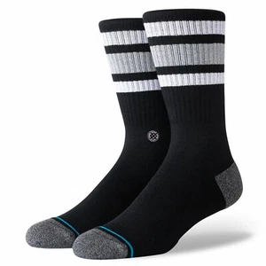 STANCE - Calcetines unisex Boyd Crew - Negros - Calcetines clásicos con soporte para arco - Imagen 1 de 3