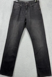 Mavi Jeans Mens 28X32 Matt Charcoal Grey Distressed Relaxed Fit Straight Leg NEW - Picture 1 of 10