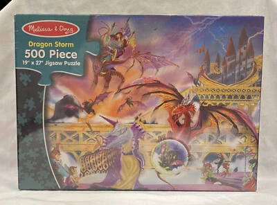 Rompecabezas Melissa & Doug Dragon Storm 500 piezas - SELLADO Foto 1 de 2