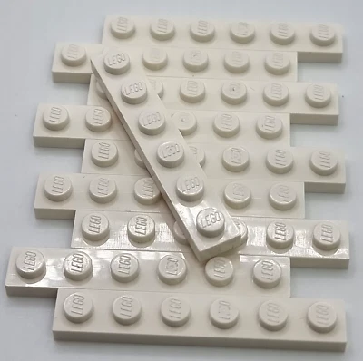 LEGO Nr- 366601 Platte 1x6 weiß / 10 Stück - Bild 1 von 2