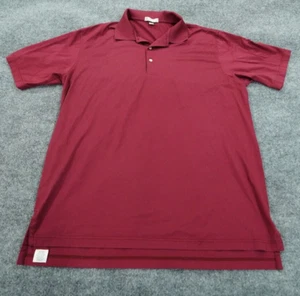 Polo Peter Millar uomo extra large rossa sportiva golf comoda cotone - Foto 1 di 10