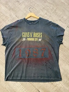 ASOS Custom Guns N Roses Paradise City Concert Shirt XL - Picture 1 of 3