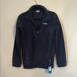 Columbia Youth Large Jacket Navy Fleece NWT - Picture 1 of 6