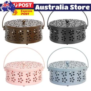 Metal Mosquito Mozzie Coil Holder Burner Repellant Home Garden Decor Outdoor AU - Picture 1 of 17