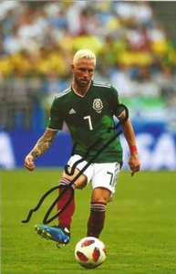 MÉXICO Y VILLARREAL: MIGUEL LAYUN FIRMADA 6x4 FOTO DE ACCIÓN + CERTIFICADO DE AUTENTICIDAD - Imagen 1 de 1