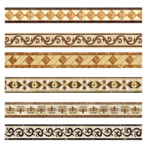 Self Adhesive Floral Wall Skirting Border Sticker Wallpaper Home Decor Retro - Picture 1 of 18