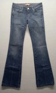 Paige Jeans Womens 27 Waist Flare Bootcut Laurel Canyon Low Rise Demin 27X29.5 - Picture 1 of 12