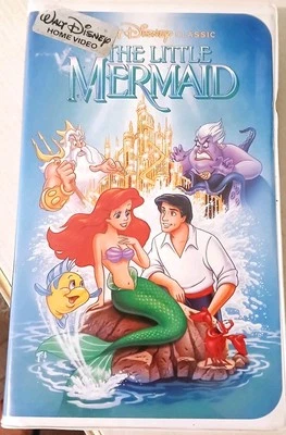 Disney Black Diamond The Little Mermaid BANNED Cover VHS 1989 - Image 1 of 4