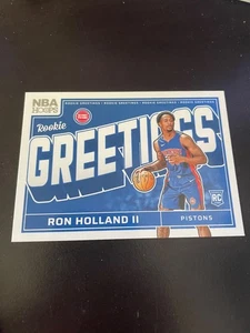 2024-25 Panini NBA Hoops - Rookie Greetings Ron Holland II #3 (RC) - Bild 1 von 1