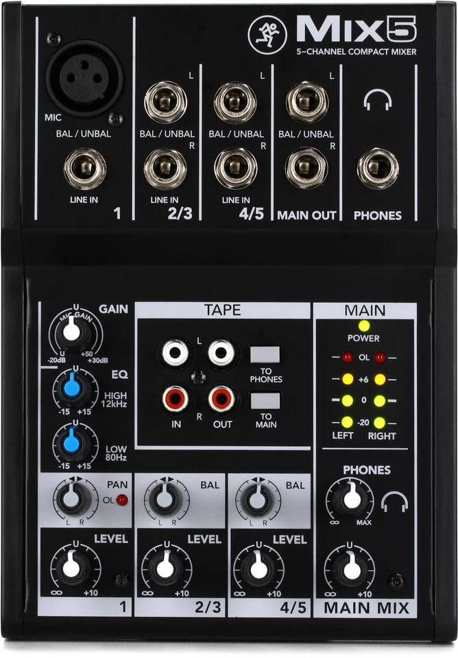 Mackie Mix5 5-channel Mixer - Image 1 of 1