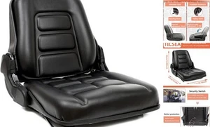 Universal Forklift Seat, Tractor Seat with Adjustable Angle Back,Micro Switch - Picture 1 of 7