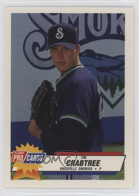 1993 Fleer ProCards Minor League Tim Crabtree #1243 Rookie RC - Image 1 of 2