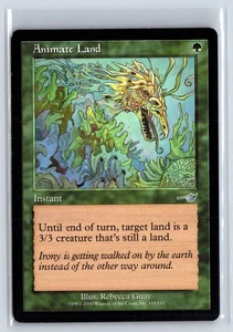 (2x) ANIMATE LAND – MTG Magic the Gathering Card – Nemesis – Uncommon - Picture 1 of 6