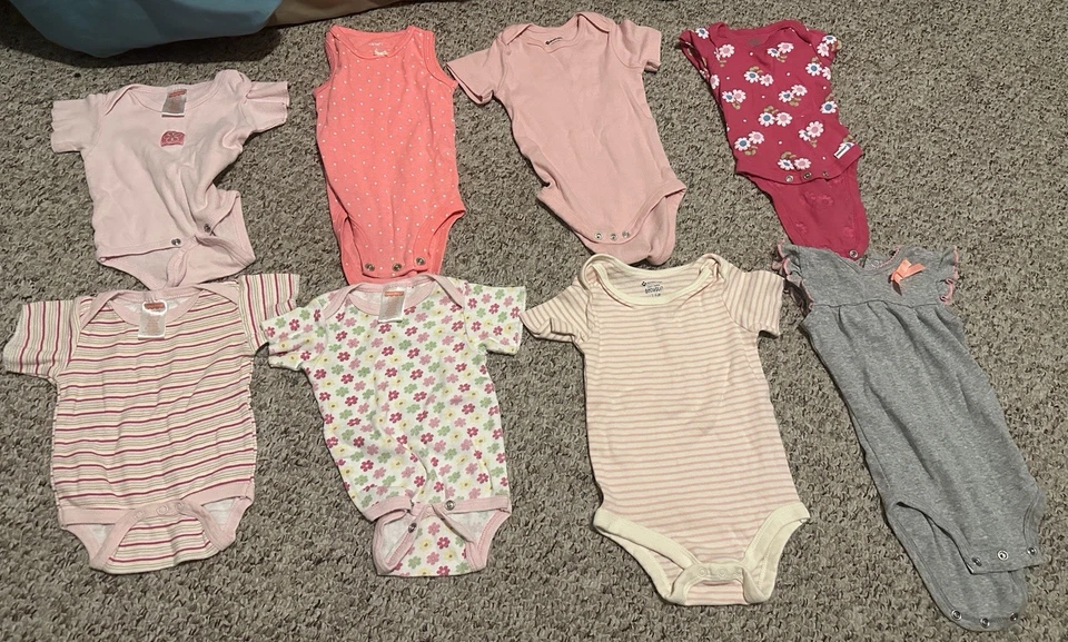 Body de manga corta para bebé niña talla 3-6 meses paquete de ropa 16 piezas Foto 1 de 2